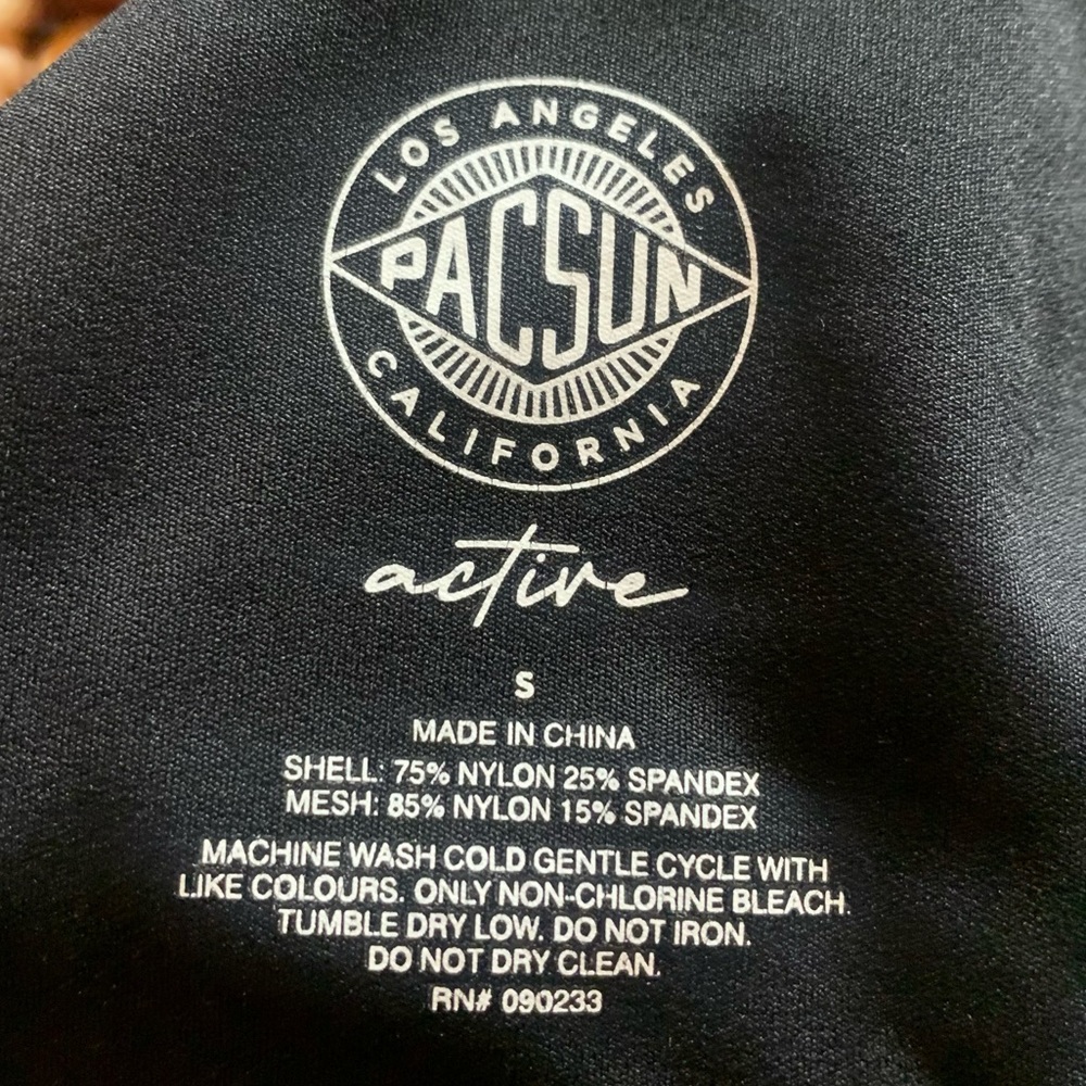 Pacsun Active Black One Strap Sports Bra - Picture 4 of 4